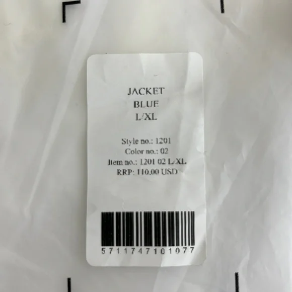 RAINS UNISEX  HOODED RAIN JACKET NAVY SZ L/XL - Picture 14 of 14